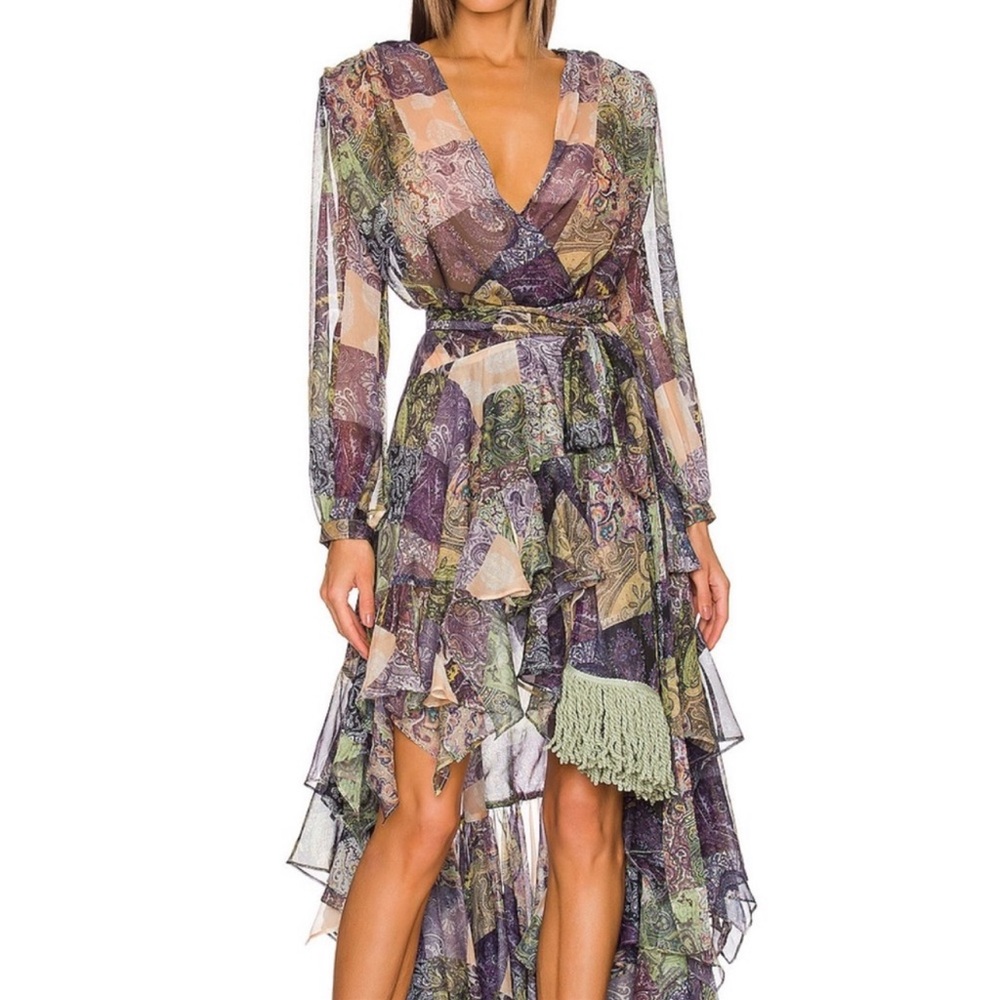 x REVOLVE Farah Patchwork Midi Dress in Patchwork Green
Bronx and Banco